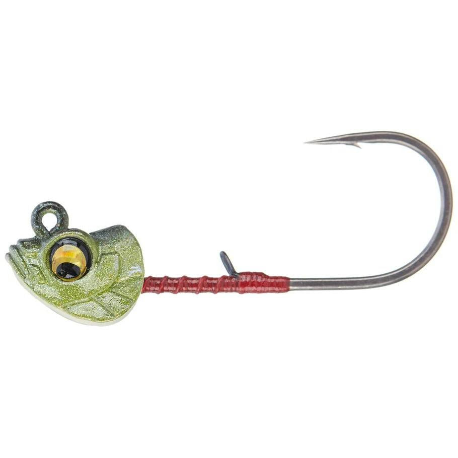 View of Jigheads Megabass Okashira Jig Head Weed Kamo Ii 1/16oz - 3/0 available at EZOKO Fishing