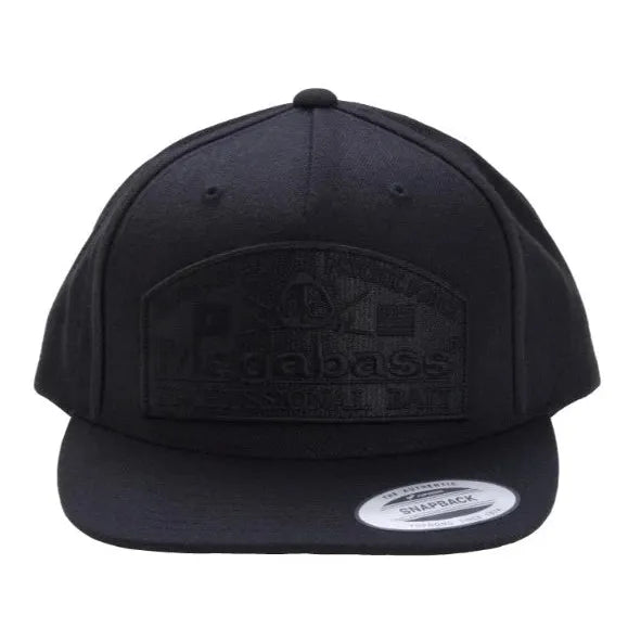 View of Hat Megabass Snapback Hat Psychic Snapback - Black/Black available at EZOKO Fishing
