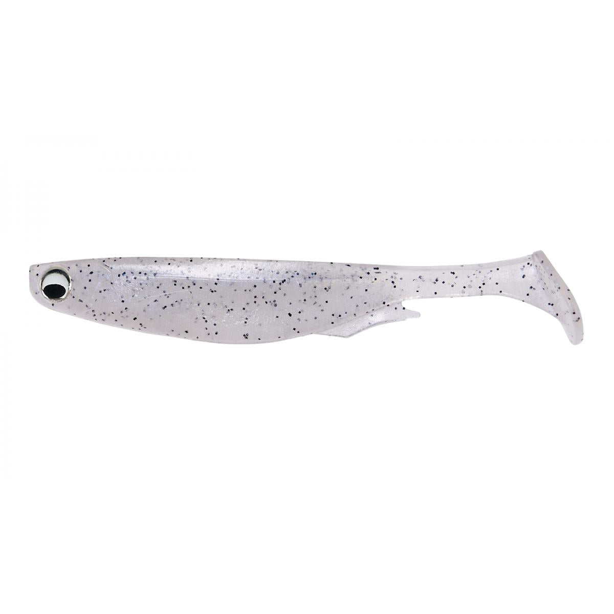 View of Softbaits Megabass Spark Shad 4in. Swimbait Neon Pepper available at EZOKO Fishing