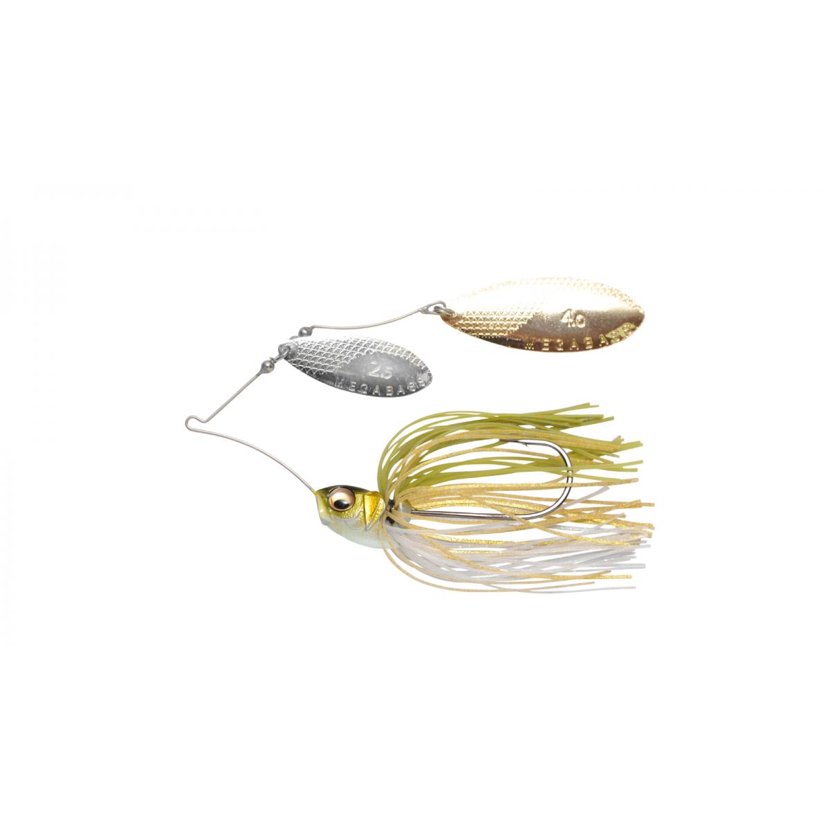 View of Spinnerbait Megabass V9 Double Willow Spinnerbait 1/2oz Ayu available at EZOKO Fishing