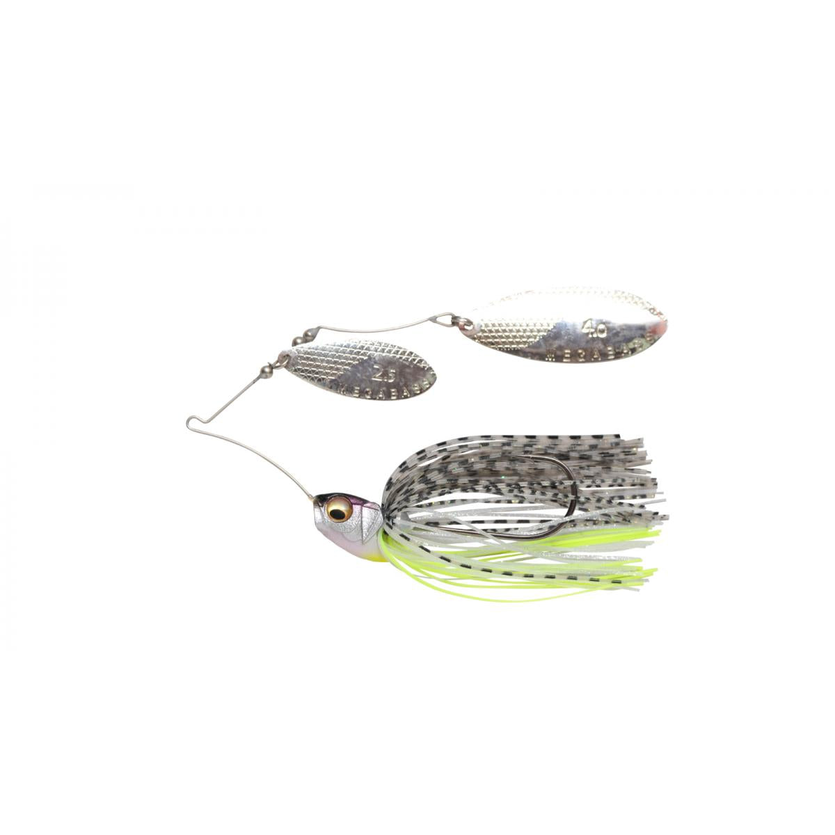 View of Spinnerbait Megabass V9 Double Willow Spinnerbait 1/2oz Kohoku Reaction available at EZOKO Fishing