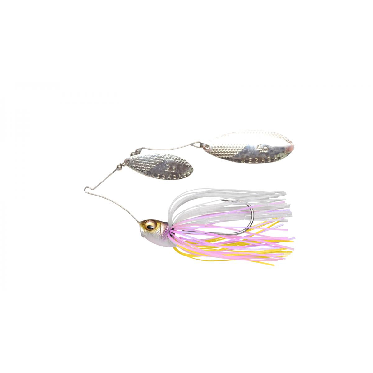 View of Spinnerbait Megabass V9 Double Willow Spinnerbait 1/2oz Wakasagi available at EZOKO Fishing