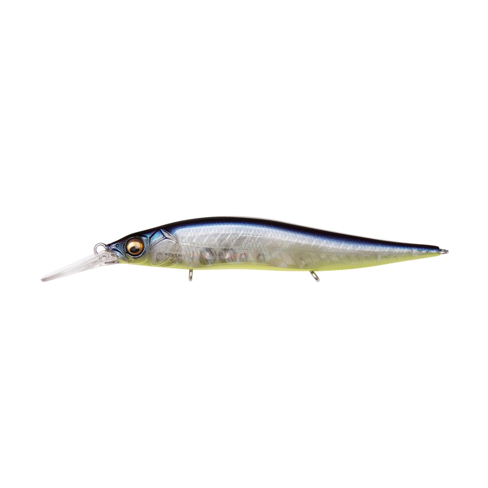 View of Jerkbait Megabass Vision Oneten +1 Jr. Jerkbait Elegy Bone available at EZOKO Fishing