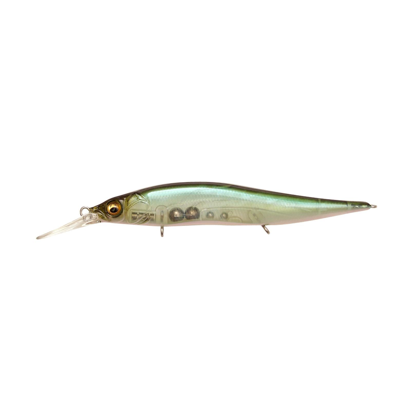 View of Jerkbait Megabass Vision Oneten +1 Jr. Jerkbait Gp Pro Green available at EZOKO Fishing