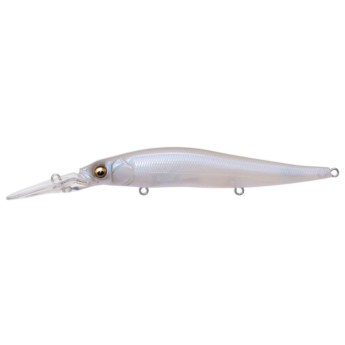 View of Jerkbait Megabass Vision Oneten +2 Jerkbait French Pearl Us available at EZOKO Fishing