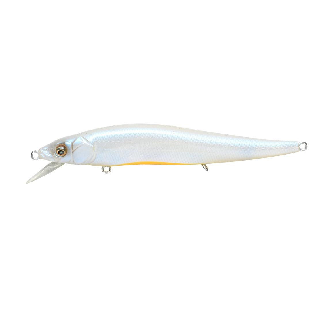 View of Jerkbait Megabass Vision Oneten Fx Jerkbait French Pearl Ob available at EZOKO Fishing