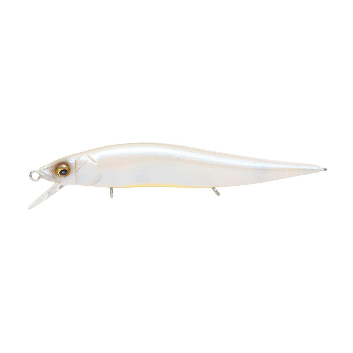 View of Jerkbait Megabass Vision Oneten Jr. Jerkbait French Pearl Ob available at EZOKO Fishing