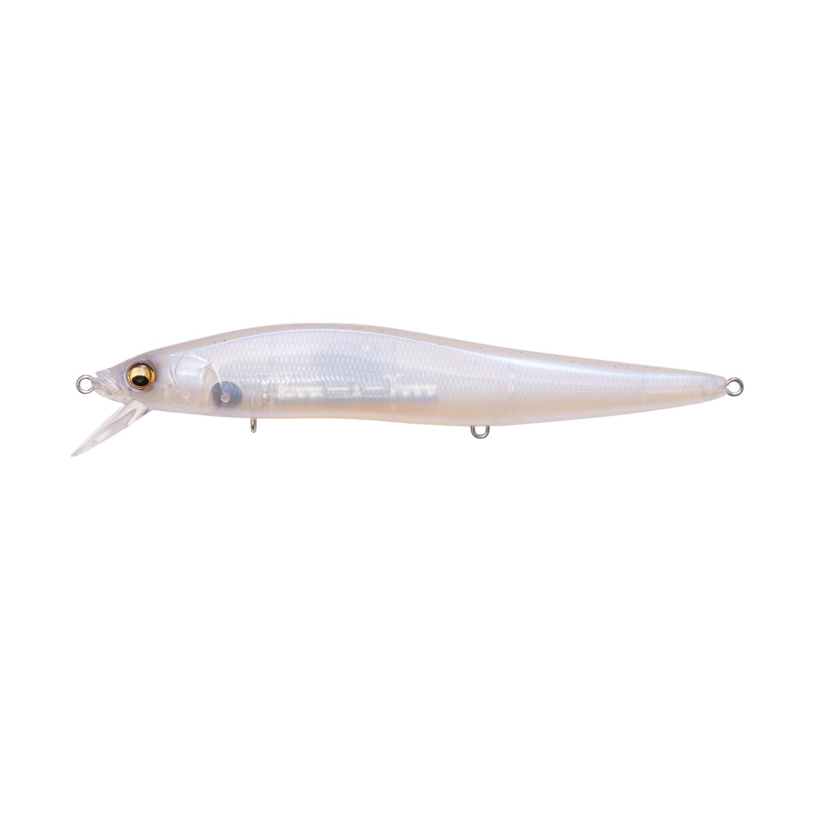 View of Jerkbait Megabass Vision Oneten Max Lbo Jerkbait French Pearl Ob available at EZOKO Fishing