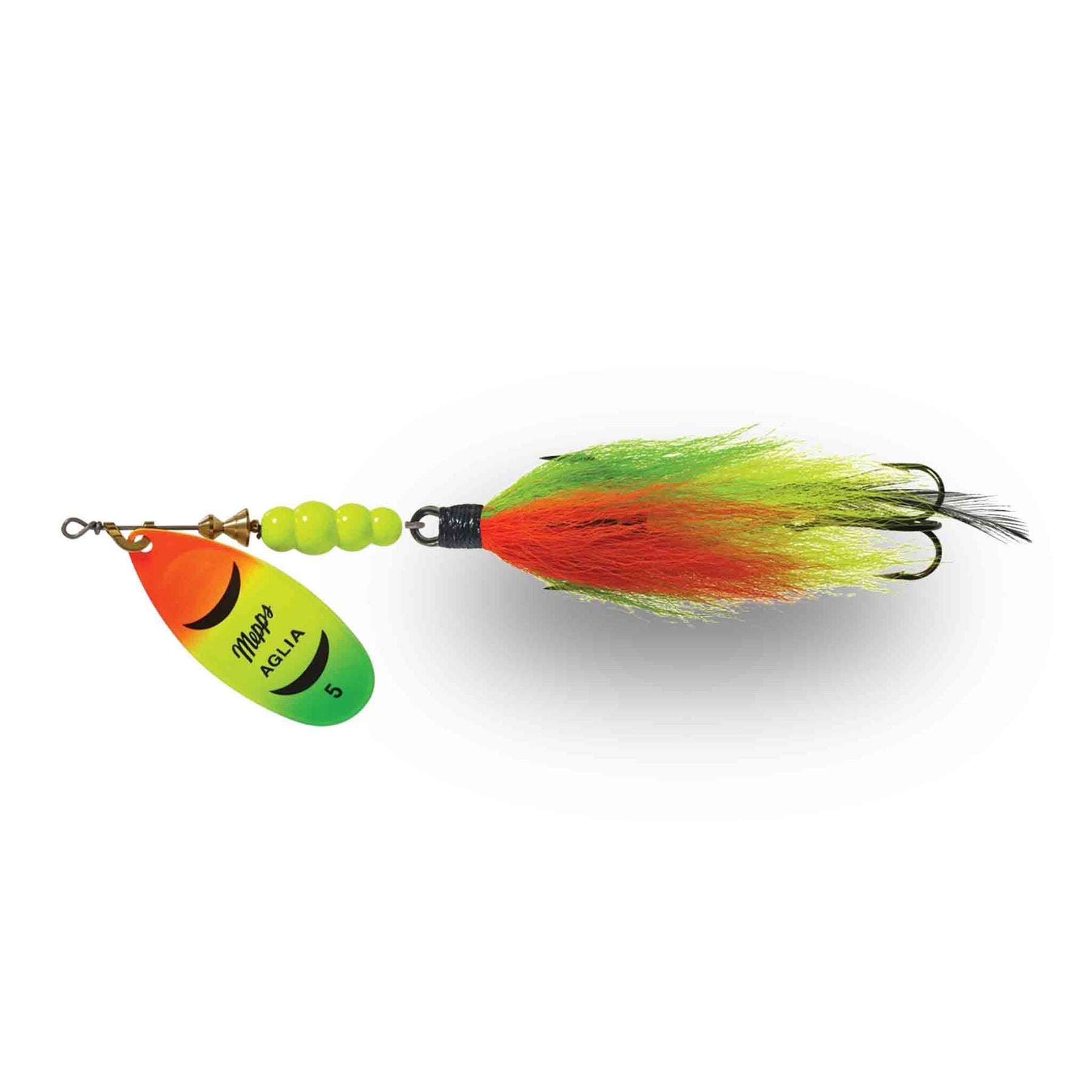 Mepps Aglia Tandem Fire Tiger / Fire Tiger Bucktails