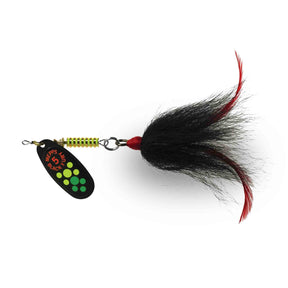 Mepps Black Fury Musky Killer Fire Tiger / Black Tail Bucktails