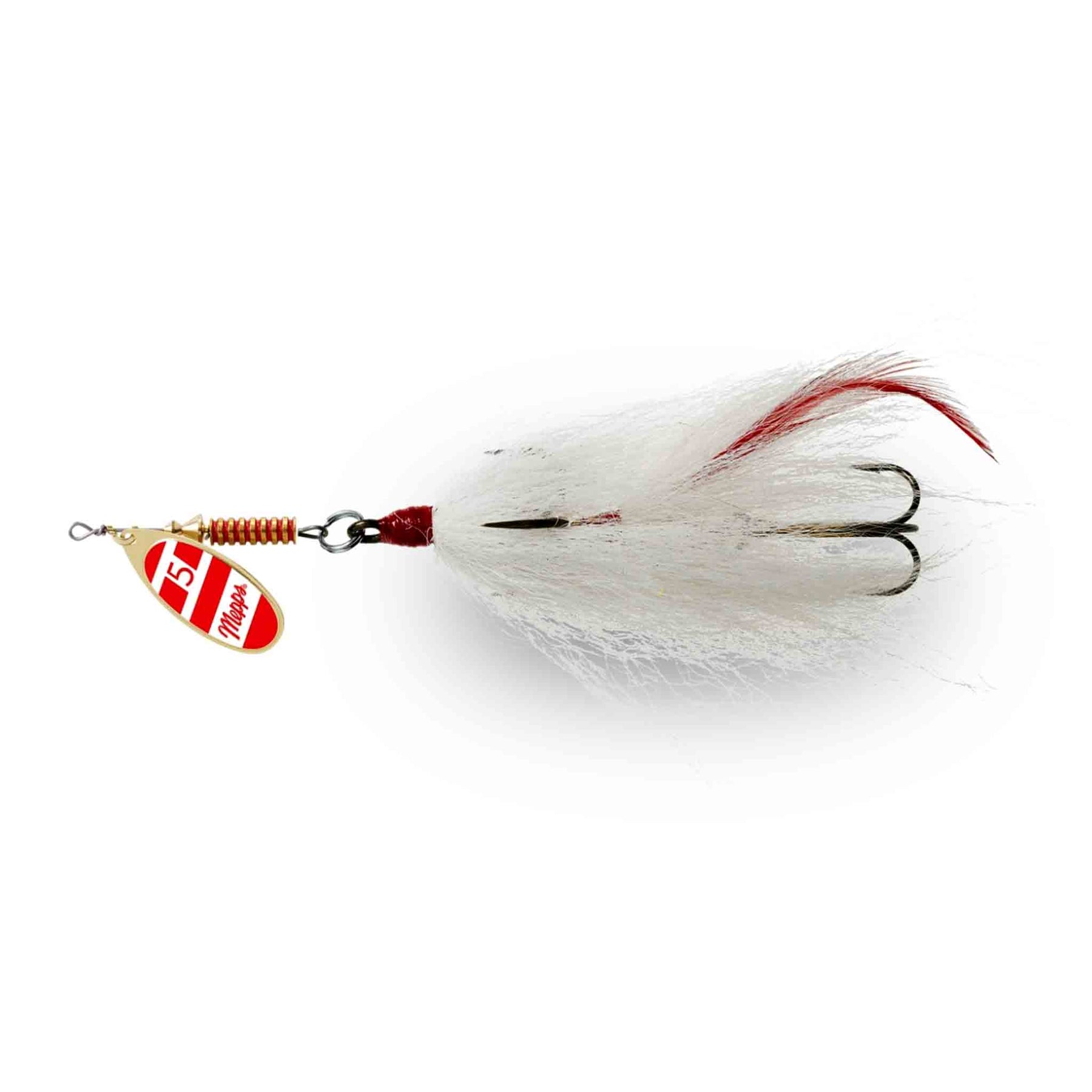 Mepps Musky Killer Tandem Red / White / White Tail Bucktails
