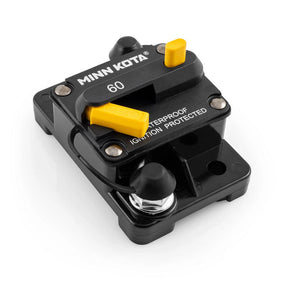 View of electronic_accessories Minn Kota Circuit Breaker / MKR 27 (60A Waterproof) available at EZOKO Pike and Musky Shop