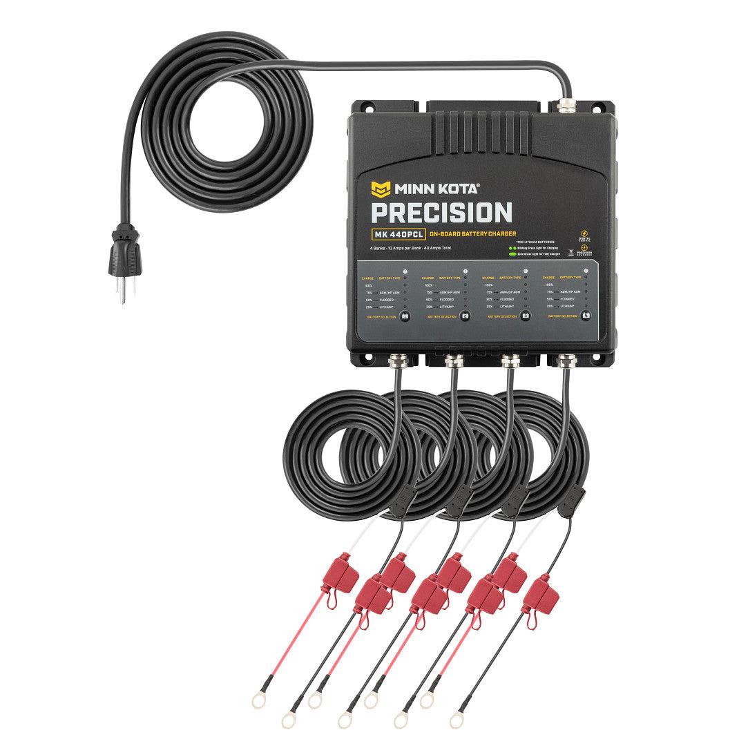 View of batteries_chargers Minn Kota Precision Charger MK 440 PCL - 3 bank x 10 amps available at EZOKO Pike and Musky Shop