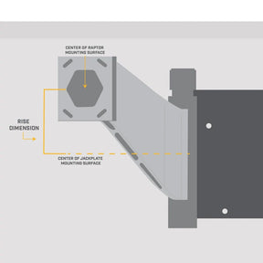 View of electronic_accessories Minn Kota Raptor Jack Plate Adapter Bracket available at EZOKO Pike and Musky Shop