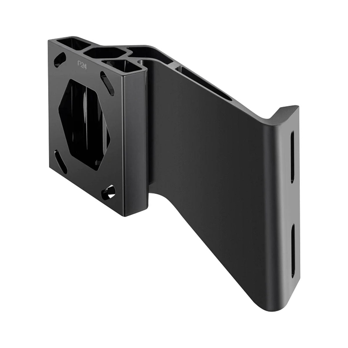 View of electronic_accessories Minn Kota Raptor Jack Plate Adapter Bracket Black Port 2'' with Rise of 4'' available at EZOKO Pike and Musky Shop