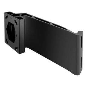 View of electronic_accessories Minn Kota Raptor Jack Plate Adapter Bracket Black Port 8'' with Rise of 6'' available at EZOKO Pike and Musky Shop