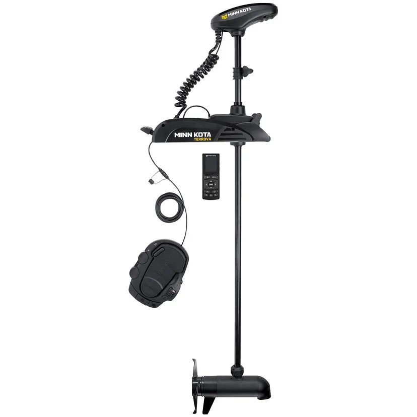 View of Minn Kota Terrova 2 Trolling Motor 55 lb / 12 V 45 in Dual Spectrum CHIRP available at EZOKO Fishing