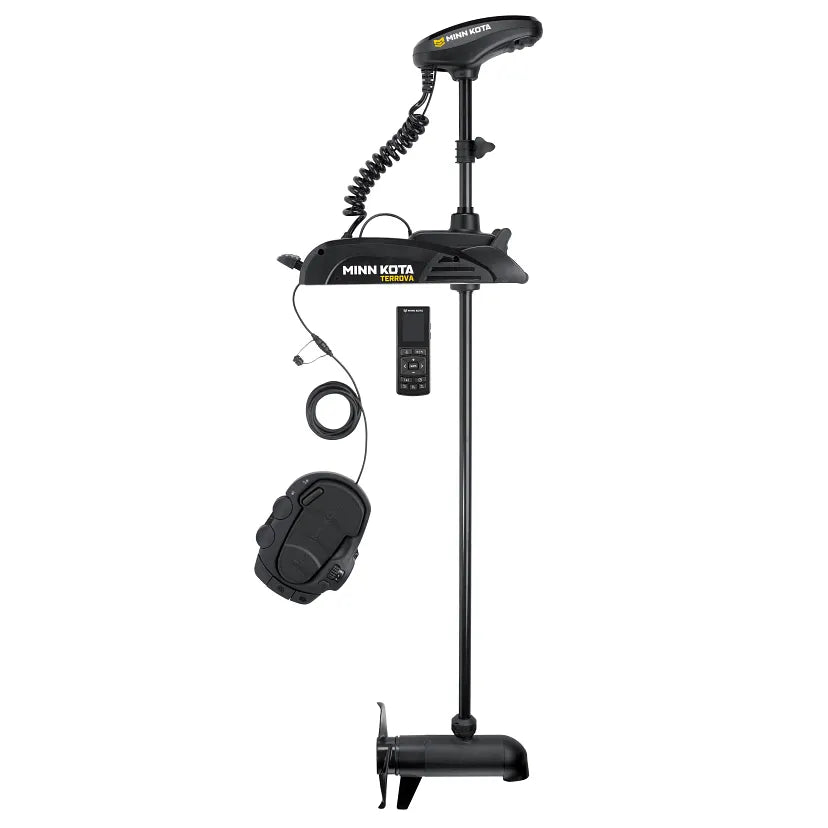 View of Minn Kota Terrova 2 Trolling Motor 80 lb / 24 V 45 in Dual Spectrum CHIRP available at EZOKO Fishing