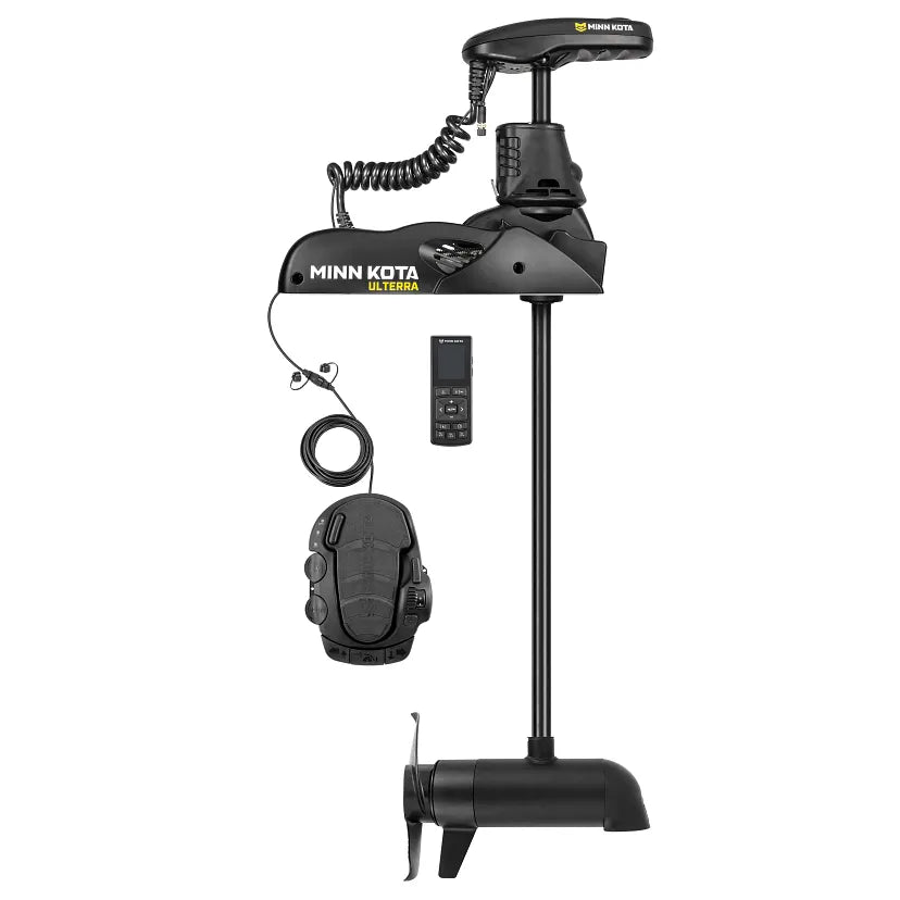 View of Minn Kota Ulterra 2 Trolling Motor 80 lb / 24 V 45 in Dual Spectrum CHIRP available at EZOKO Fishing