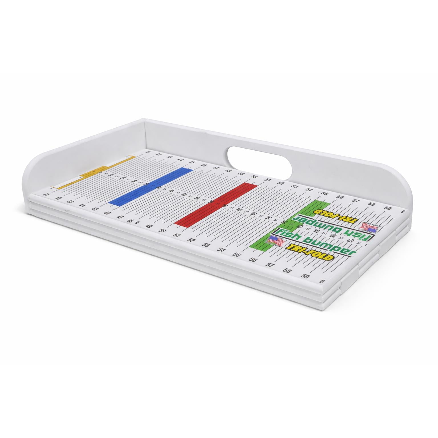 View of measuring-boards-landing-mats Muskie Bumper Tri-Fold FAT Bump Board available at EZOKO Fishing