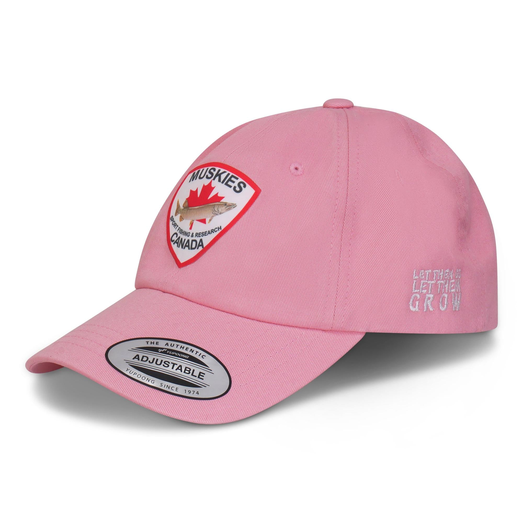 View of Hat Muskie Canada Yupoong Classic Dad's Cap available at EZOKO Fishing