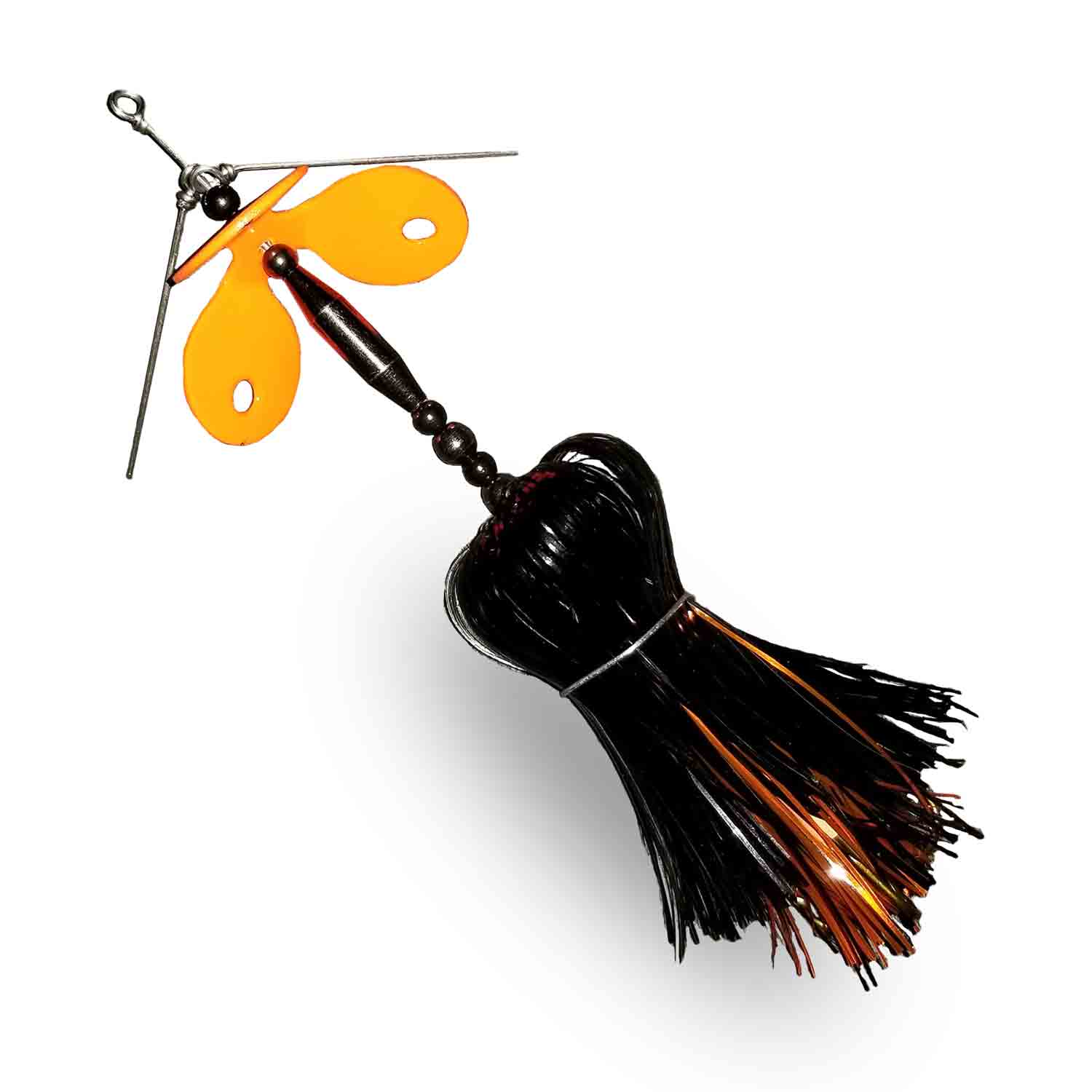 View of Bucktails Muskie Munchies Mini Triple Slurp Bucktail Halloween Candy w/ Tickers w/o Flicker available at EZOKO Fishing