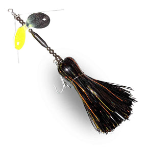 Muskie Munchies Standard Double Slurp Lemon Sour w/ Tickers w/o Flicker Bucktails