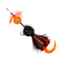 View of Bucktails Muskie Munchies Standard Ticker Killer Triple Slurp Bucktail Halloween Candy available at EZOKO Pike and Musky Shop
