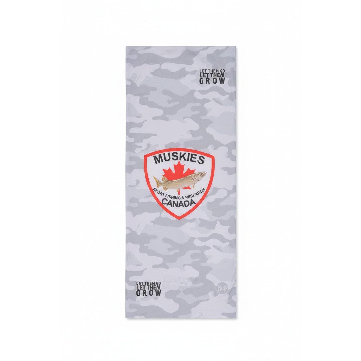 View of Neckwear Muskies Canada BUFF CoolNet UV Neckwear available at EZOKO Fishing