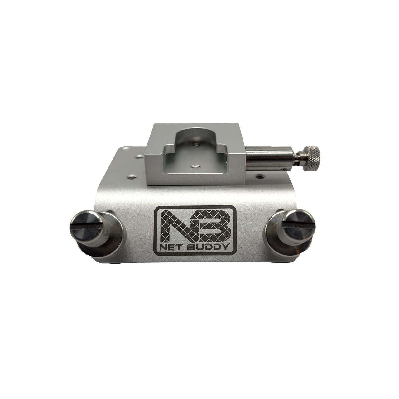 View of Musky Buddy 42 Degree Mount with Net Clamp available at EZOKO Pike and Musky Shop