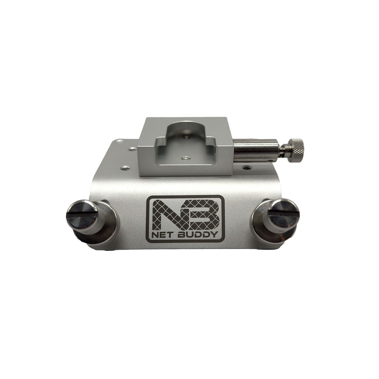 View of Musky Buddy 42 Degree Mount with Net Clamp available at EZOKO Pike and Musky Shop