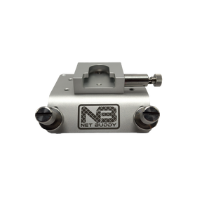 View of Musky Buddy 42 Degree Mount with Net Clamp available at EZOKO Pike and Musky Shop
