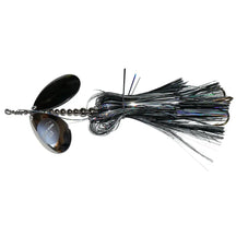 View of Bucktails Musky Frenzy IC7 Bucktail Black Ice available at EZOKO Fishing