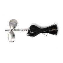 View of Bucktails Musky Frenzy IC7 Bucktail Black/Nickel available at EZOKO Fishing
