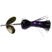 View of Bucktails Musky Frenzy IC7 Bucktail Purple Gold available at EZOKO Fishing
