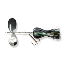 View of Bucktails Musky Frenzy IC9 Bucktail Black Ice available at EZOKO Fishing