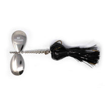 View of Bucktails Musky Frenzy IC9 Bucktail Black/Nickel available at EZOKO Fishing