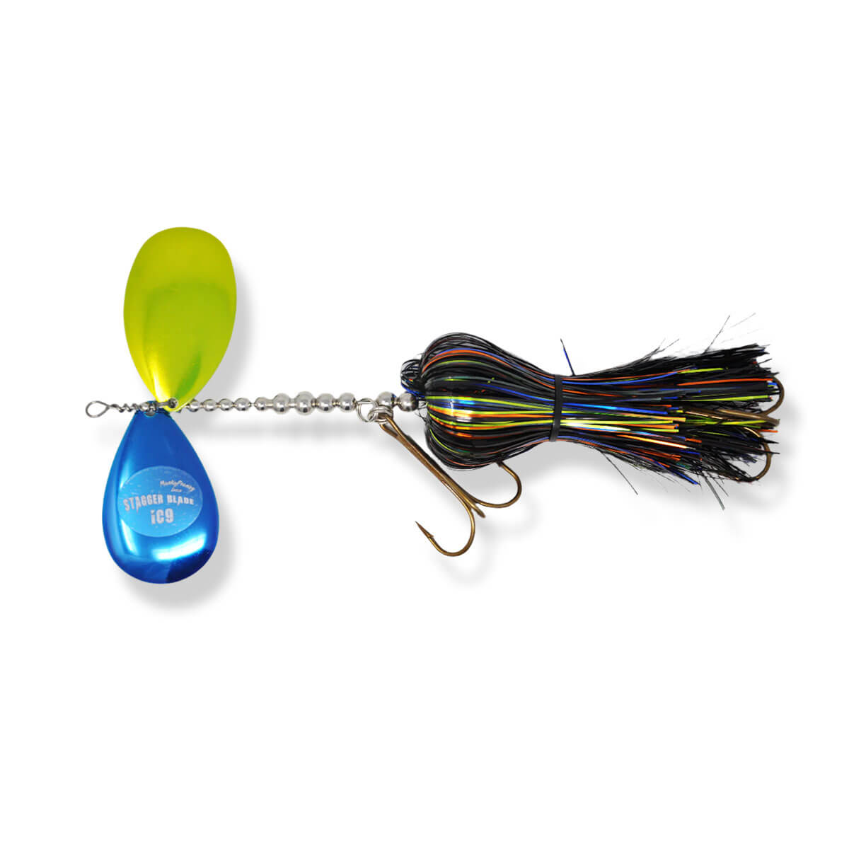 View of Bucktails Musky Frenzy IC9 Bucktail Bluegill available at EZOKO Pike and Musky Shop