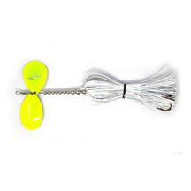 View of Bucktails Musky Frenzy IC9 Bucktail Lemonhead available at EZOKO Pike and Musky Shop