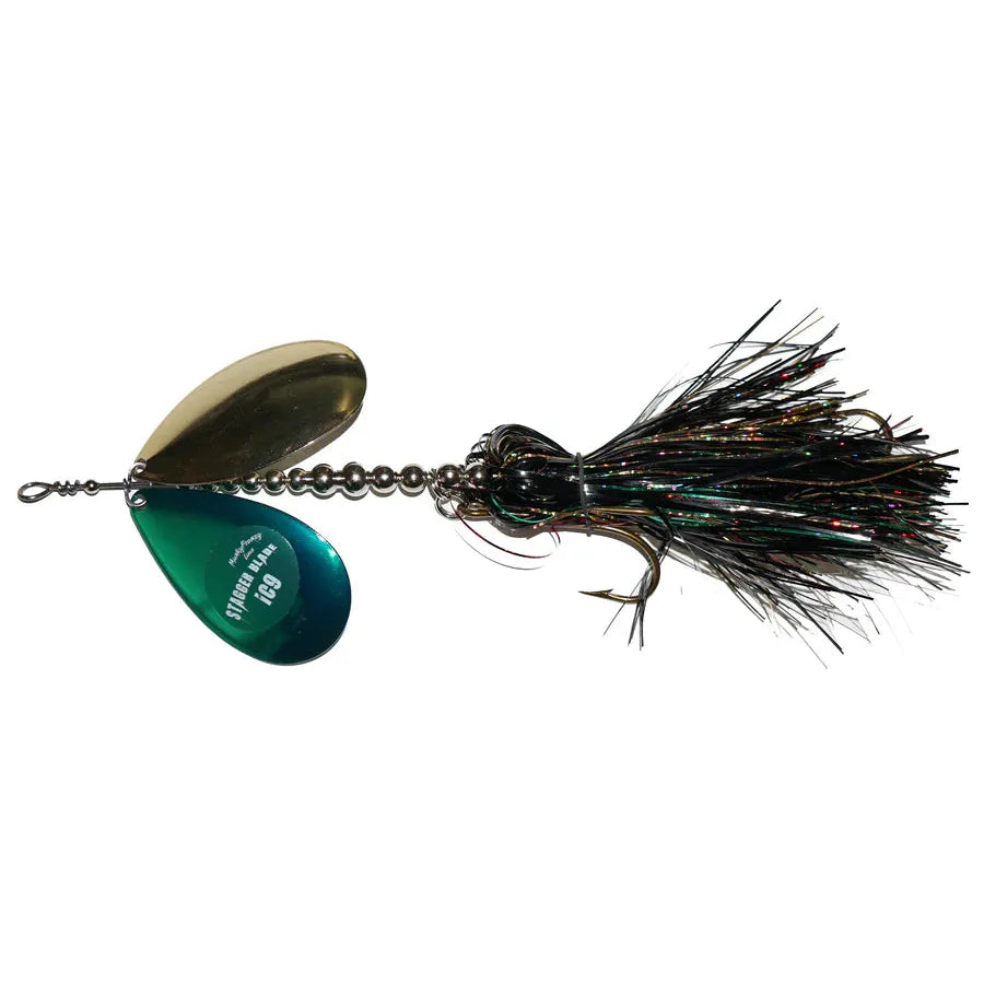 View of Bucktails Musky Frenzy IC9 Bucktail Perch available at EZOKO Fishing