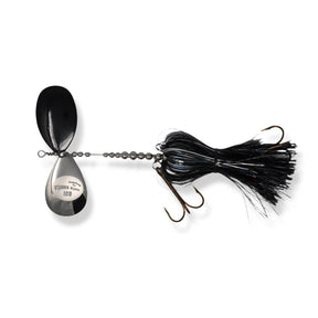 View of Bucktails Musky Frenzy IC9 Bucktail Shadow available at EZOKO Pike and Musky Shop