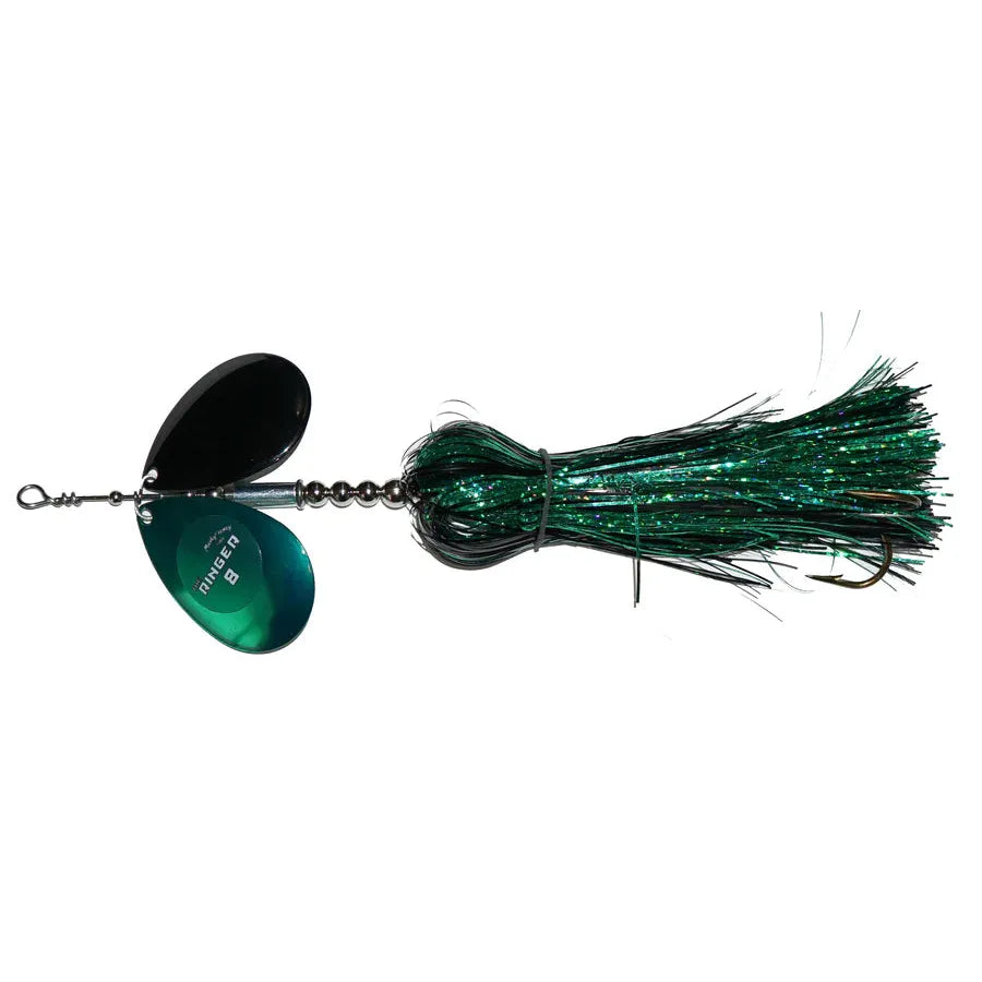 View of Bucktails Musky Frenzy Ringer 8 Money available at EZOKO Fishing