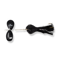 View of Bucktails Musky Frenzy Stagger 8/9 Bucktail Black/Black available at EZOKO Fishing