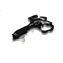 View of Rubber Musky innovation Quad Dawg Black available at EZOKO Pike and Musky Shop