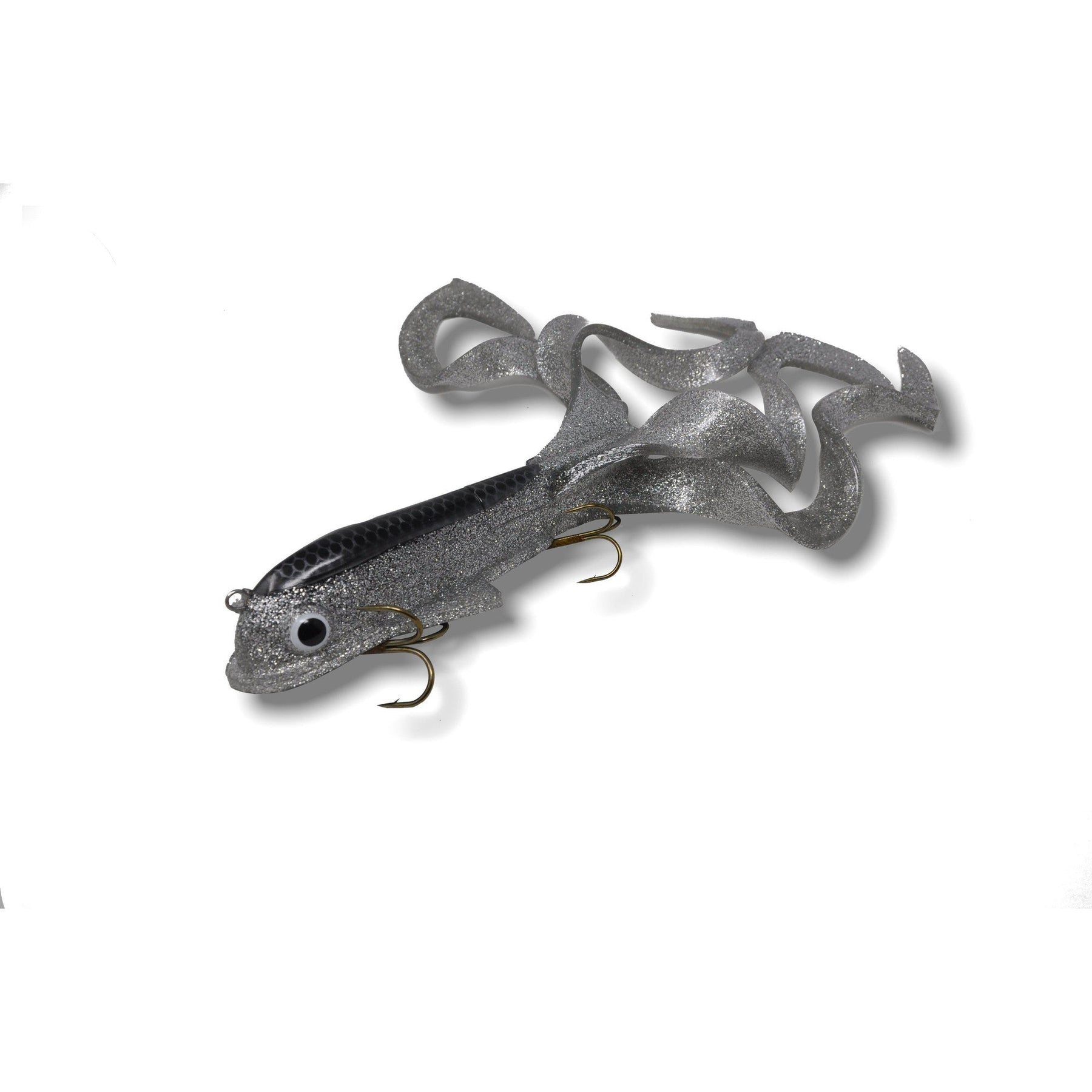 View of Rubber Musky innovation Quad Dawg UV Sliver Cisco available at EZOKO Fishing