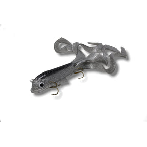View of Rubber Musky innovation Quad Dawg UV Sliver Cisco available at EZOKO Fishing