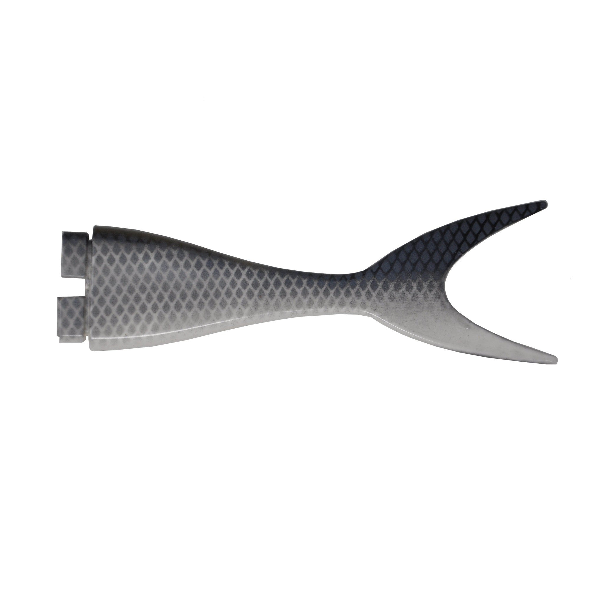 View of Replacement_Tails Musky Innovations Magnum Shallow Invader Replacement Tail UV Whitefish available at EZOKO Pike and Musky Shop