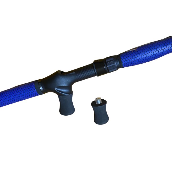 View of Baitcast_Rods Musky Innovations Pro Bull Dawg Rods Fuji Guides & Revolution Seat available at EZOKO Pike and Musky Shop