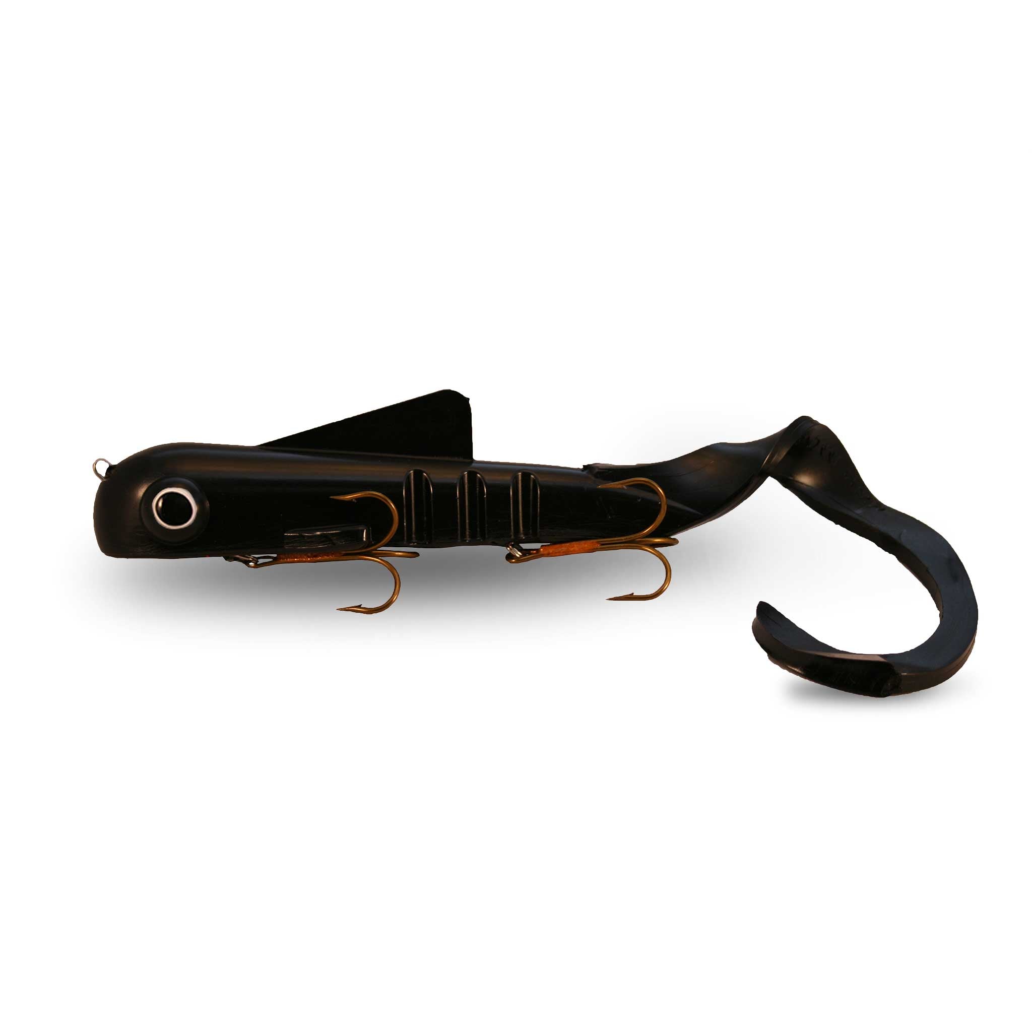 View of Rubber Musky Innovations Regular Bull Dawg Black available at EZOKO Fishing