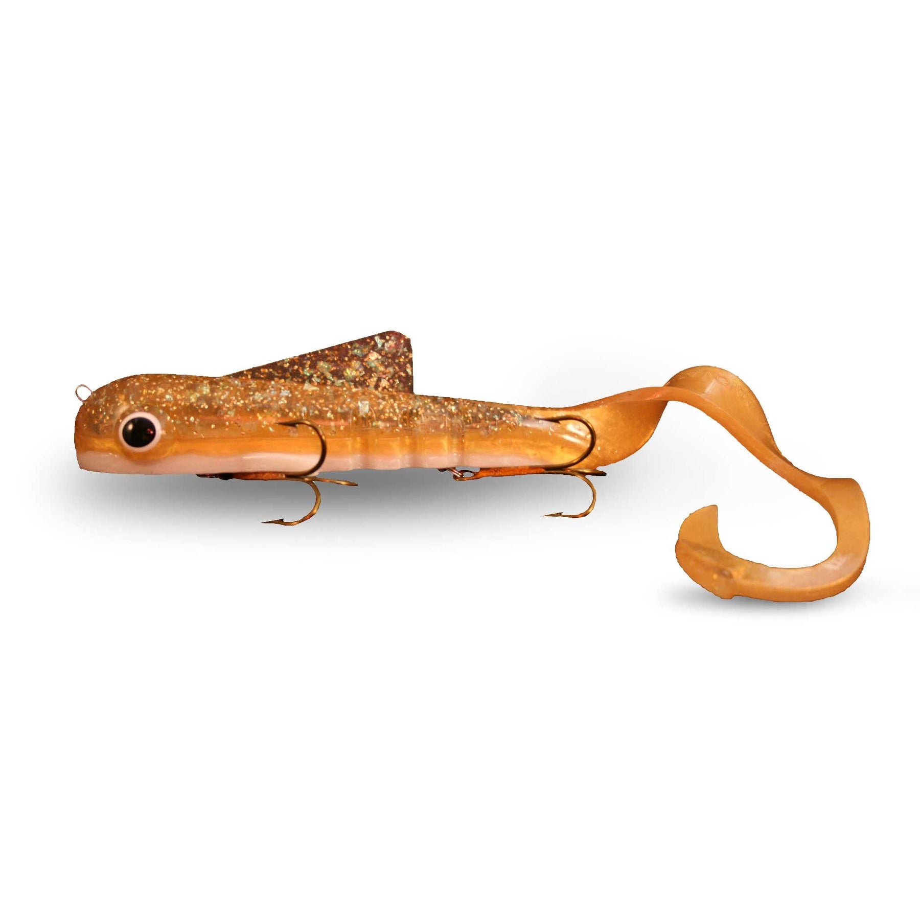 View of Rubber Musky Innovations Regular Bull Dawg Goldie available at EZOKO Fishing